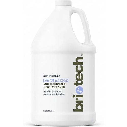 BRIOTECH Extra Strength HOCl Cleaner, 500 PPM Hypochlorous Acid Concentrate, ULV Foggers & Humidifiers, Professional Deodorizer for Dental, Offices, Schools, Homes, Peroxide Free, 1 Gallon