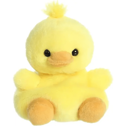 Aurora® Adorable Palm Pals™ Darling Duck Stuffed Animal - Fun Collectible Plush for Kids and Adult Collectors - Perfect for Decorating Rooms and Birthday Gifts - Yellow 5 Inches