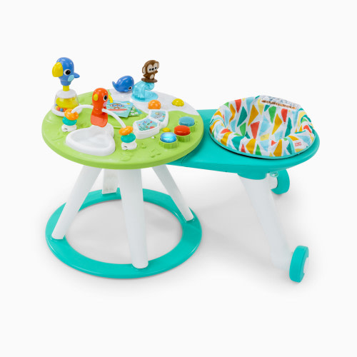 Bright Starts Around We Go 2-in-1 Walk-Around Baby Activity Center and Table - Tropic Cool