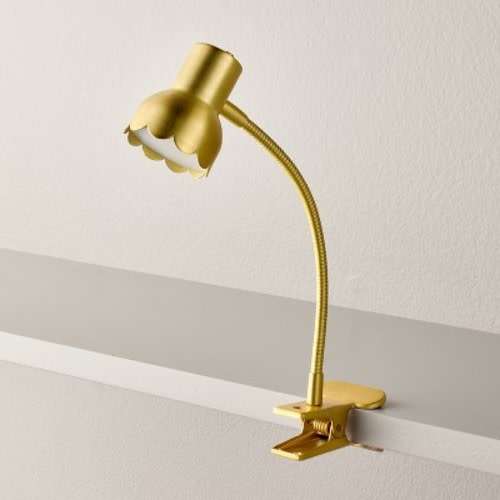 Scalloped Brass Clip Light  - Hearth & Hand™ with Magnolia