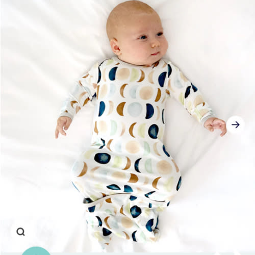 Luna Neutral Infant Gown - Little Sleepies