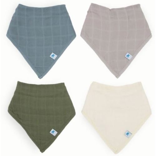 Little Unicorn Cotton Muslin with Fleece Bandana Bib