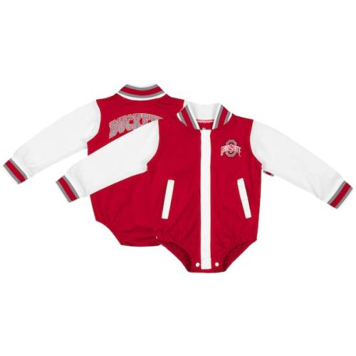 Ohio State Buckeyes Colosseum Infant Bell Rings Varsity Bodysuit - Scarlet