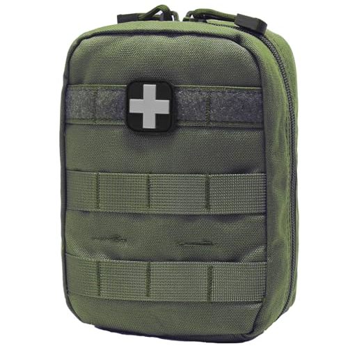 Carlebben EMT MOLLE Ifak Pouch Tactical MOLLE Medical First Aid Kit Utility Pouch Olive