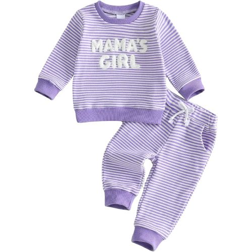 Baby Girl Outfits Toddler Fall Clothes Mamas Girl Sweatshirt Tops Pants