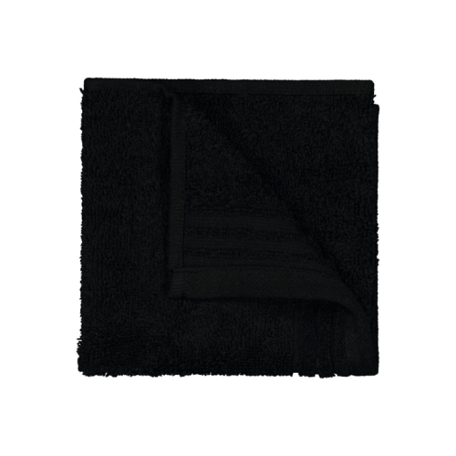 Edan Cotton Face Washer - Black - Black - One Size