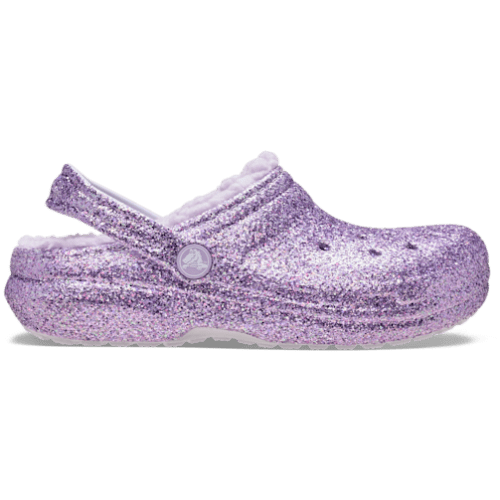 Toddler Classic Lined Chunky Glitter Clog