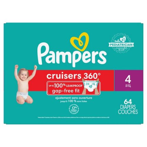 Pampers Cruisers 360 Disposable Diapers - (Select Size and Count)