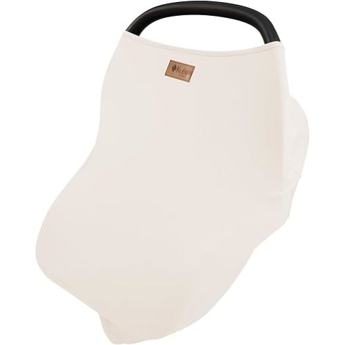 KYTE BABY Unisex Rayon Made from Bamboo Car Seat Cover, Oat