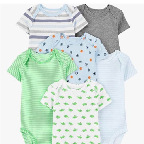 Simple Joys by Carter's Baby Boys 6-Pack Short-Sleeve Bodysuit