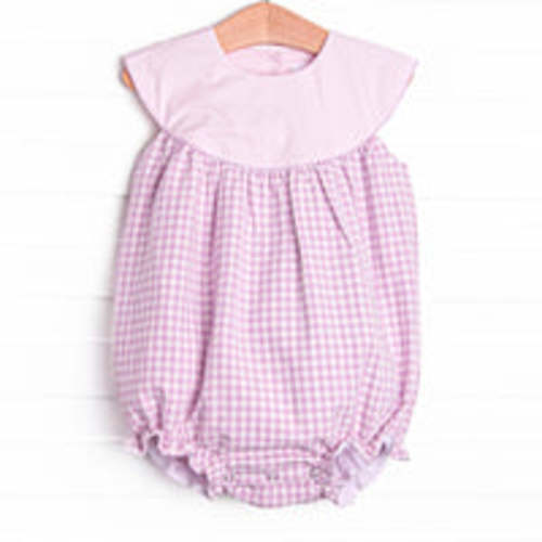 My Girl Garland Smocked Bubble, White – Stitchy Fish 9M