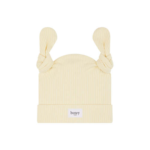 Double Knot Beanie - Lemon
