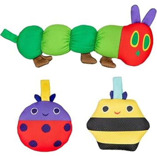 Kids Preferred Eric Carle Toddler Toys The Very Hungry Caterpillar Toy Water Play Set for Bath, Pool, or Beach, Floating Bath Toys for Kids Ages 0 and up