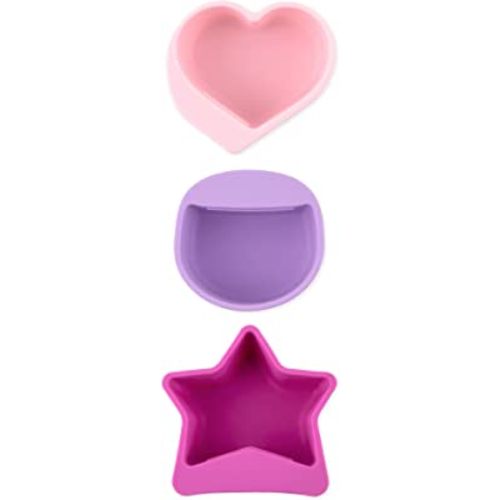 Bumkins Baby Silicone Little Dippers, Attaches to Bowls, Dishes and Plates, Sauce Cup, Holds Condiments, Dip, Puree, Toppings, Baby Led Weaning, Essential Feeding Supplies, for Babies 6 Months Up