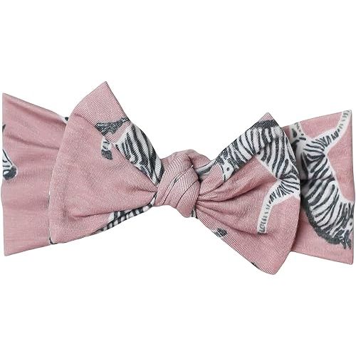 Copper Pearl Baby Bows: Stylish Headbands for Baby Girls, Premium Soft and Stretchy Baby Headbands, Perfect for Newborns, Trendy Designs - Zella