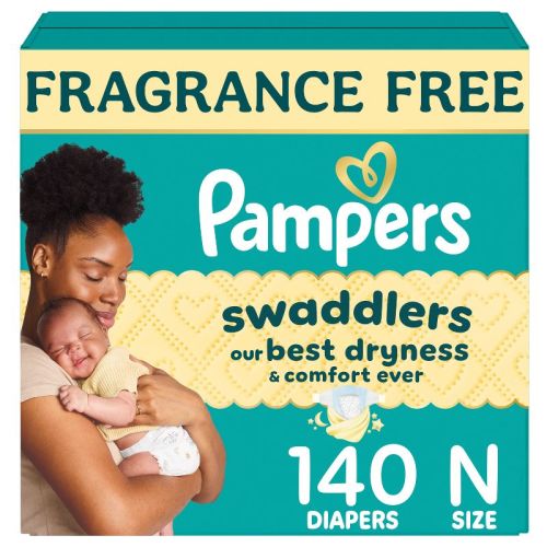 Pampers Swaddlers Sensitive Disposable Diapers - Size 0 - 140ct