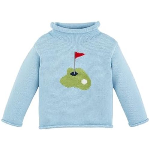 Mud Pie Unisex-Child Mud Pie Children Golf Rollneck Sweater