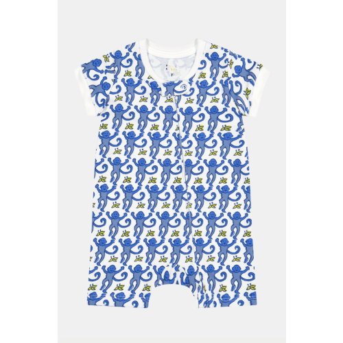 Infant Monkey Short Sleeve Onesie