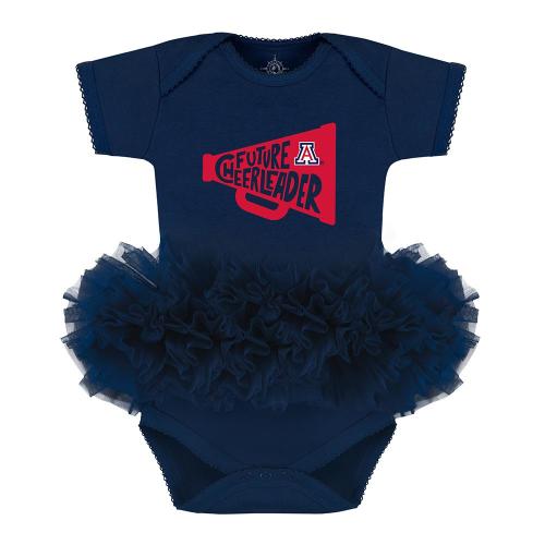 Creative Knitwear Infant Arizona Cheerleader Navy Bodysuit Tutu