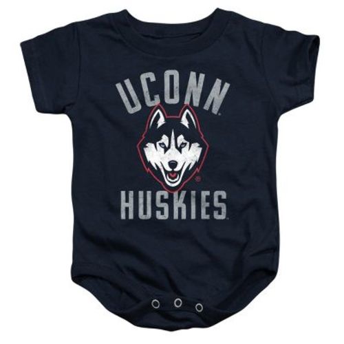 Baby University Of Connecticut Large Infant Snap Suit, Navy, 6 Months