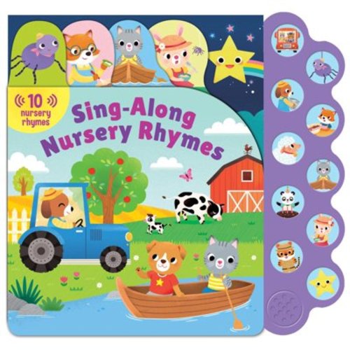 EDITORS OF SILVER DOLPHIN: 10-Button Sounds: Sing-Along Nursery Rhymes (Board Book)
