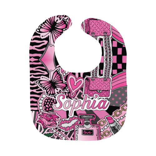 Pretty In Pink Bib
