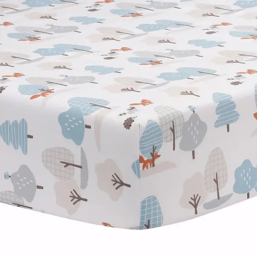 Sleepytime Bear Woodland Baby/Toddler Fitted Crib Sheet – Lambs & Ivy
