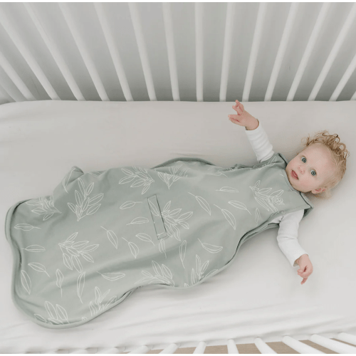 Woolino 4 Season® Ultimate Baby Sleep Bag, Merino Wool & Organic Cotton, Sage