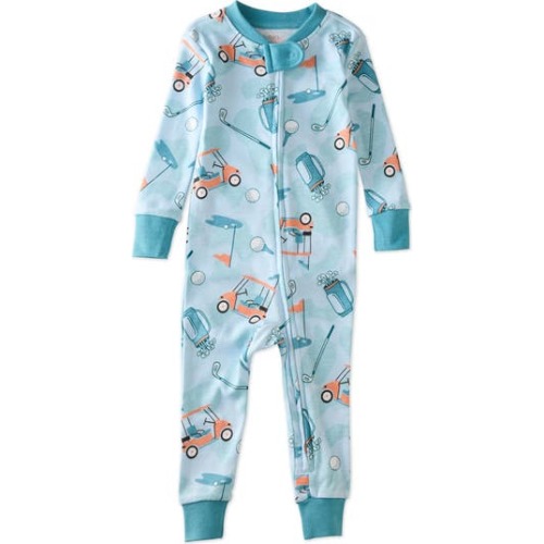 BUTTERBLU Shawn Footless Organic Cotton One-Piece Pajamas | Nordstrom