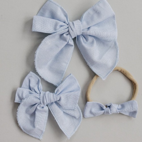 Light Blue Hair Bow