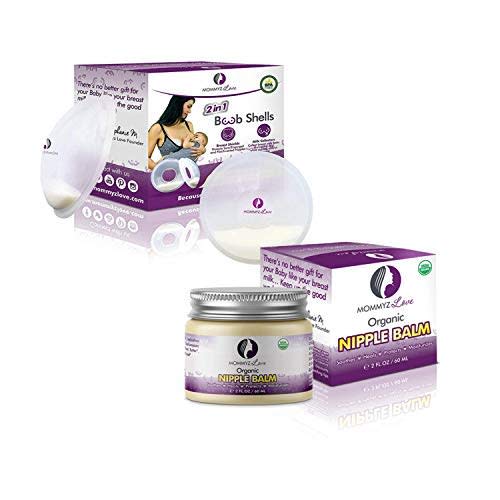 Breastfeeding Essentials: Breast Shell & Milk Catcher + Nipple Cream