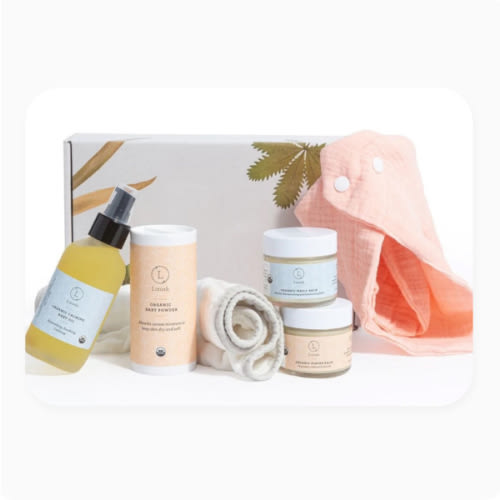 Organic full care new baby gift set - welcome little one! | All For American