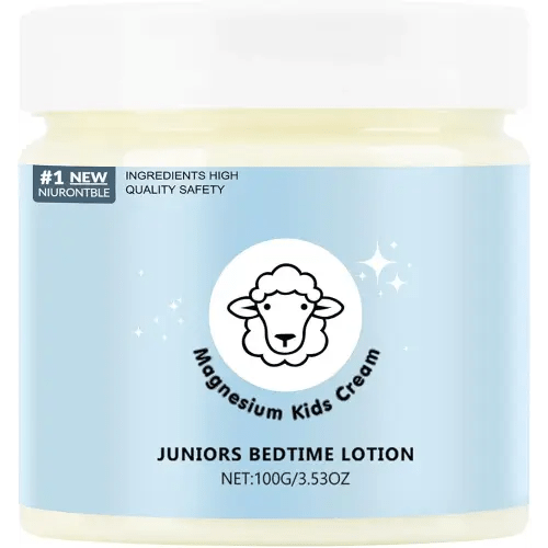 Magnesium Lotion for Kids - Magnesium Lotion for Sleep - Soothing Relief & Relaxation - Topical Magnesium Cream Helps Kids Stay Calm at Bedtime and During The Night - Without Melatonin（3.53 oz）