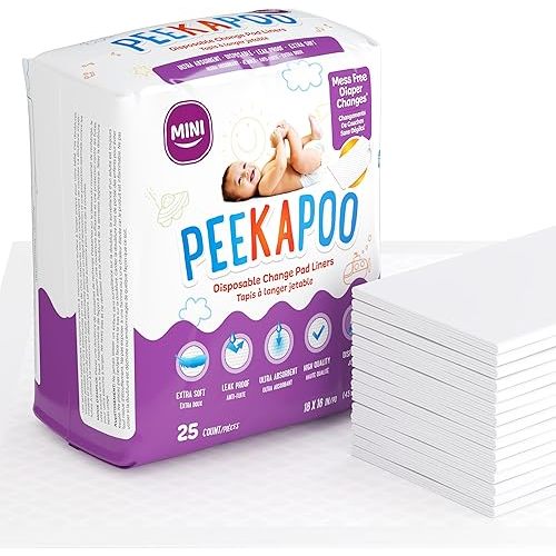 Peekapoo Mini Disposable Changing Pads