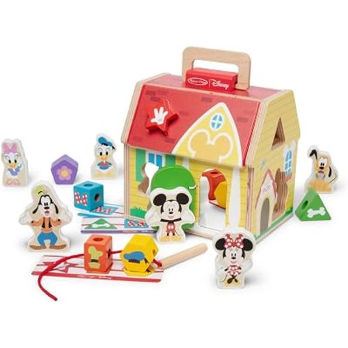 Melissa & Doug Disney Mickey & Friends 3-in-1 Take-Along Wooden Toy