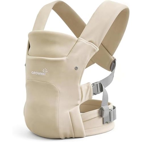 Grownsy Baby Carrier, Ergonomic Carrier Newborn to Toddler, 0-36M & 3-18KG