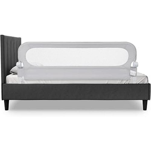 Y- Stop Bed Rail for Toddlers, Toddler Bed Rails for King Size Bed, Full Size Queen Bed & Twin, Thick Mattress, Extra Long Folding Bed Rail Guard for Baby, Elderly Adults, Children & (59L*35W) in