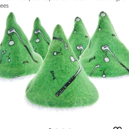 Beba Bean Pee-pee Teepee Golf Green - Cello Bag, 5 Golf Teepees
