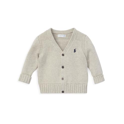 Polo Ralph Lauren Baby Boy's Combed Cotton Button-Front Cardigan | Saks Fifth Avenue