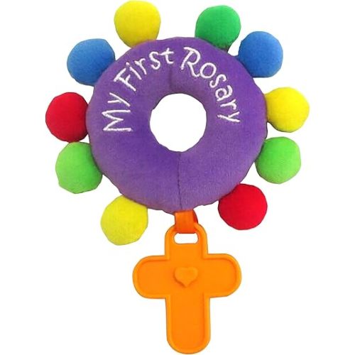 Baby Rosary My First Rosary™, Plush Advent/Lenten Purple Rattle