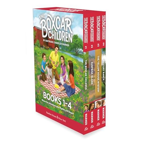 The Boxcar Children Mysteries Boxed Set 1-4: The Boxcar Children; Surprise Island; The Yellow House; Mystery Ranch