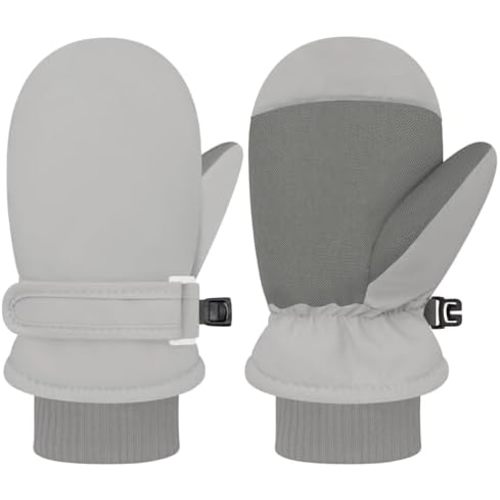 Olreco Baby Toddler Mittens Waterproof Toddler Snow Gloves Infant Baby Mittens Winter Kids Ski Gloves for Boys Girls