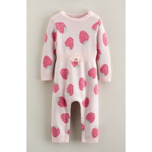 Cotton Sweater Romper, 3M