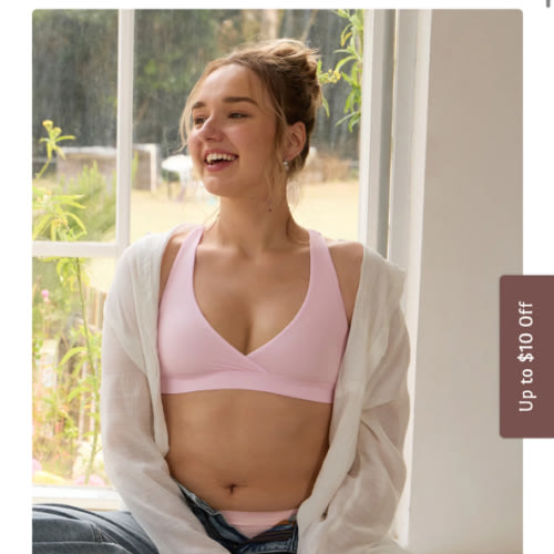 Inbarely® Crossover Racerback Nursing Bra