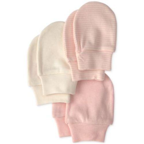 Baby Girls' Mitts, 3-Pack