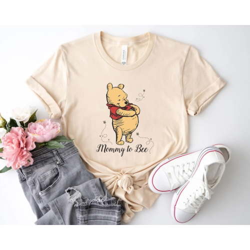 Mommy To Bee Shirt, Pregnancy Reveal Shirt,mommy to bee, Pooh Bear shirts, Winnie The Pooh Tee, mommy to be shirt, Baby Shower Shirt, magic