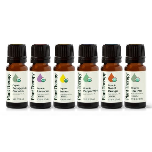 Top 6 Organic Singles Essential Oil Set