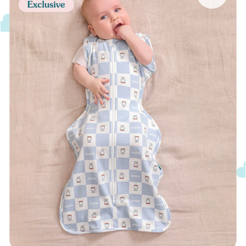 Swaddle Up™ 2-in-1 Transition Bag 1.0 TOG Cotton Blue Miffy Checker – Love to Dream US