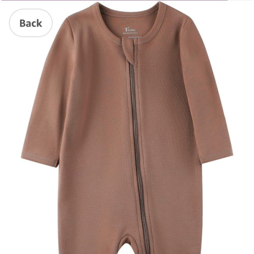 O2 BABY Baby Boys Girls Organic Cotton Zip-Front Sleeper Pajamas, Footed Sleep 'n Play