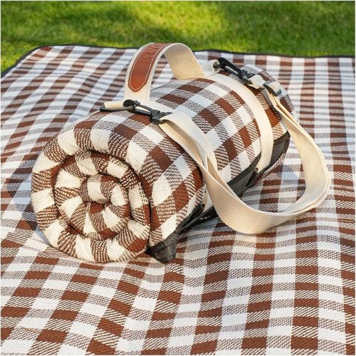 Waterproof Picnic Blanket Beach Outdoor Camping Mat Extra Large Foldable Cute Big Travel Essential Accessories Gift Park Patio Lawn Garden Play Music Festival Concert Must Have